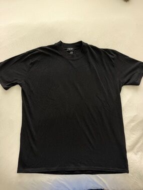Men's Black Crewneck Short Sleeve Tee - boohooMAN